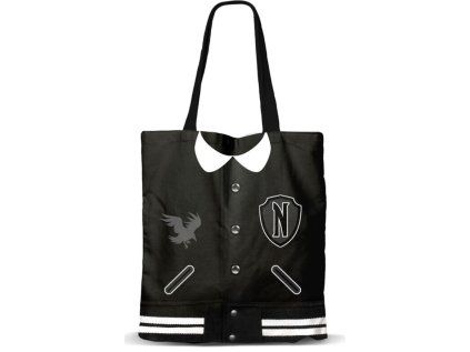 TAŠKA SHOPPING|NETFLIX|WEDNESDAY  NEVERMORE ACADEMY|33 x 40 cm