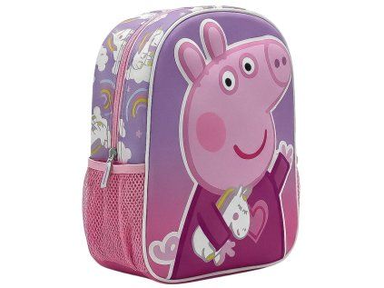 BATOH DĚTSKÝ 3D|PEPPA PIG  PEPPA WITH UNICORN|25 x 30 x 12 cm