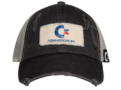 ČEPICE BASEBALLOVÁ|COMMODORE64  CREST|ČERNÁ