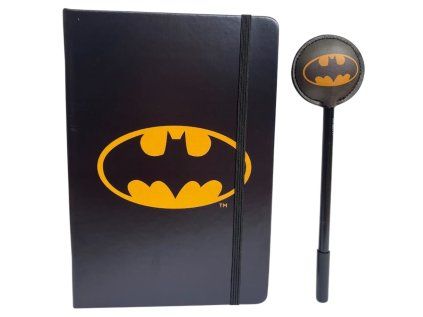 BLOK|ZÁPISNÍK A5|DC COMICS  BATMAN|LOGO|S PROPISKOU