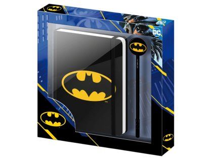 BLOK|ZÁPISNÍK A5|DC COMICS  BATMAN|LOGO|S PROPISKOU
