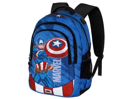 BATOH ŠKOLNÍ|MARVEL  CAPTAIN AMERICA|34 x 46 x 21 cm