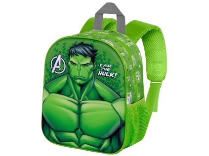 BATOH DĚTSKÝ 3D|MARVEL|HULK  I AM THE HULK|25 x 30 x 10 cm