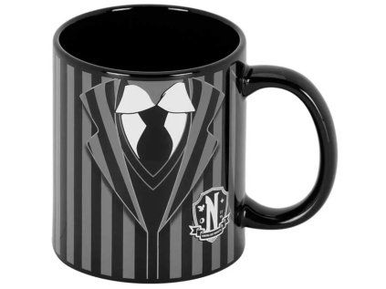 HRNEK KERAMICKÝ|WEDNESDAY  300 ml|UNIFORM|ČERNÝ