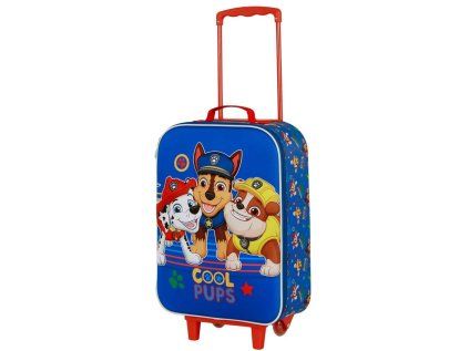 KUFR CESTOVNÍ NA KOLEČKÁCH|DĚTSKÝ  PAW PATROL|COOL PUPS|33 x 52 x 17
