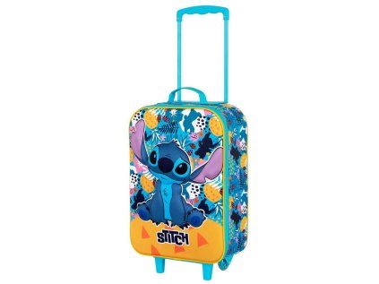 KUFR CESTOVNÍ NA KOLEČKÁCH|DĚTSKÝ  LILO & STITCH|STITCH|33 x 52 x 17