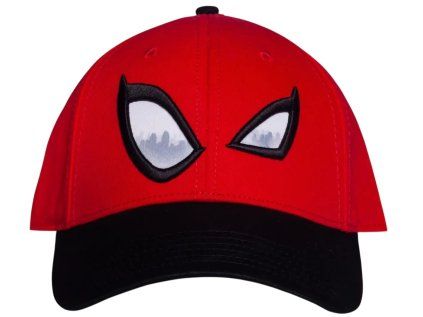 ČEPICE BASEBALLOVÁ|KŠILTOVKA  SPIDER-MAN|FACE|ČERVENÁ