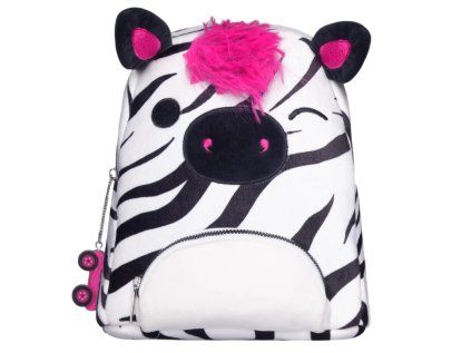 BATOH DÁMSKÝ MINI|SQUISHMALLOWS  ZEBRA TRACEY|23 x 26 x 13 cm