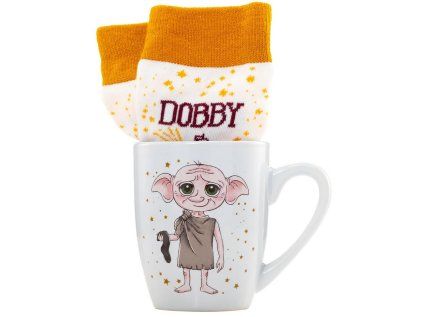 DÁRKOVÝ SET HRNEK|HARRY POTTER  DOBBY|HRNEK-PONOŽKY