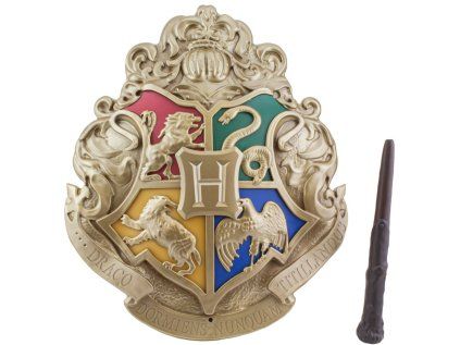 LAMPA DEKORATIVNÍ|HARRY POTTER  HOGWARTS CREST AND MAGIC WAND|USB
