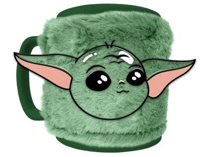 HRNEK KERAMICKÝ|THE MANDALORIAN  440 ml|GROGU|S CHLUPATÝM OBALEM