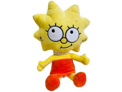HRAČKA - FIGURKA PLYŠOVÁ|SIMPSONS  LISA|VÝŠKA 26-32 cm