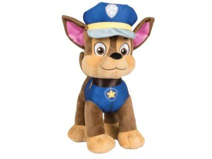 HRAČKA - FIGURKA PLYŠOVÁ  PAW PATROL|CHASE|VÝŠKA 27 cm