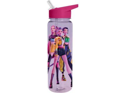 LÁHEV NA PITÍ PLASTOVÁ|K-POP  750 ml|DEMON HUNTERS|CREW