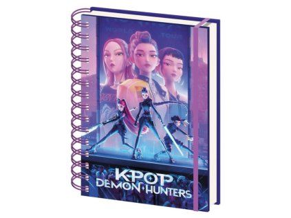 BLOK|ZÁPISNÍK A5|K-POP  DEMONS HUNTERS|CHARACTERS