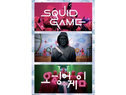 PLAKÁT 61 x 91,5 cm  SQUID GAME|COLLAGE