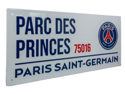 CEDULE NA ZEĎ|PARIS SAINT GERMAIN  PARC DES PRINCES 75016|40 x 18 cm
