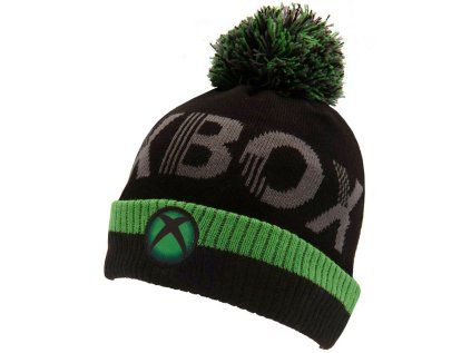 ČEPICE ZIMNÍ DĚTSKÁ KULICH|XBOX  TEXT & WOVEN LOGO|UNIVERSÁLNÍ
