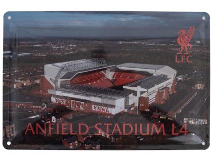 CEDULE NA ZEĎ|LIVERPOOL FC  ANFIELD STADIUM|40 x 30 cm