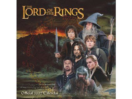 KALENDÁŘ 2027|FILM  LORD OF THE RINGS (30,5 x 30,5 cm)