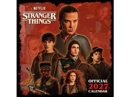 KALENDÁŘ 2027|FILM  STRANGER THINGS (30,5 x 30,5|61 cm)