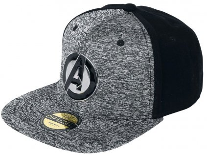 ČEPICE KŠILTOVKA|SNAPBACK|MARVEL  AVENGERS|METAL LOGO