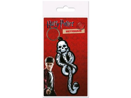 PŘÍVĚSEK NA KLÍČE|PRYŽOVÝ  HARRY POTTER|DARK MARK|5 x 6 cm