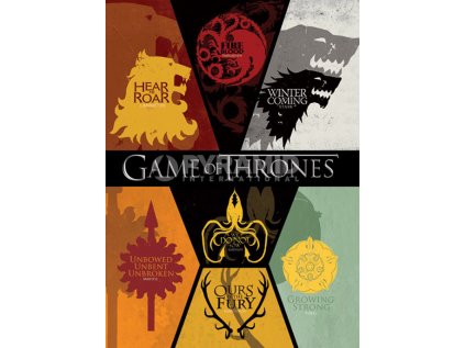 POHLEDNICE A6|10,5 cm x 14,7 cm  GAME OF THRONES|SET 10 KUSŮ