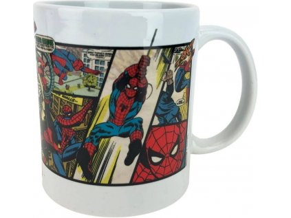 HRNEK KERAMICKÝ|MARVEL|SPIDERMAN  315 ml|RETRO SPIDERMAN PANELS