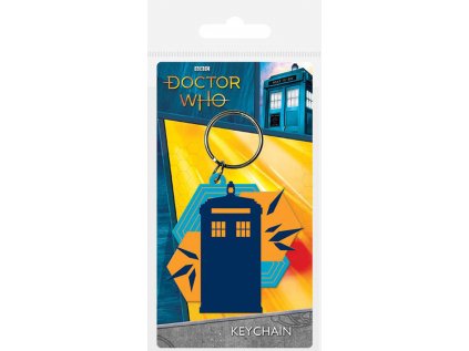 PŘÍVĚSEK NA KLÍČE|DOCTOR WHO  TARDIS SHAPES|5 x 6 cm