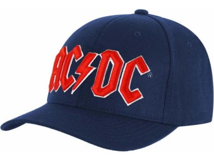 ČEPICE BASEBALLOVÁ|KŠILTOVKA|AC/DC  3D LOGO RED|NAVY