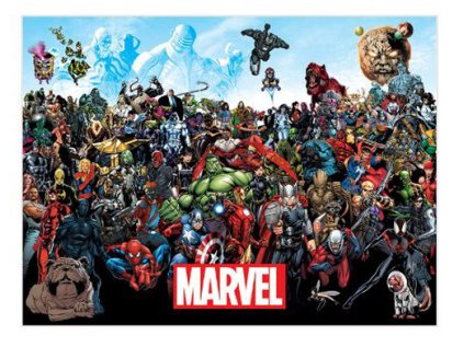 OBRAZ NA PLÁTNĚ CANVAS|60 x 80 cm  MARVEL|UNIVERSE
