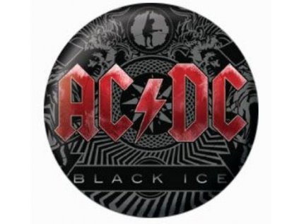 PLACKA|ODZNAK PRŮMĚR 25 mm  AC/DC - BLACK ICE