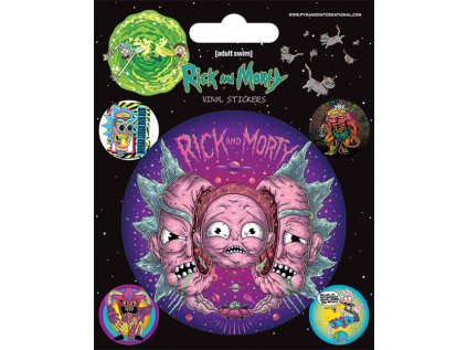 SAMOLEPKY|SET 5 KUSŮ  RICK AND MORTY|PSYCHEDELIC VISIONS