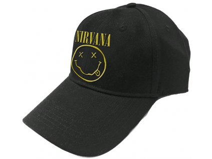 ČEPICE BASEBALLOVÁ|KŠILTOVKA  NIRVANA|LOGO & SMILEY