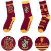 PONOŽKY|SET 3 PÁRŮ|HARRY POTTER  GRYFFINDOR|VELIKOST (EU 35-45)