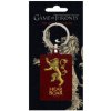 PŘÍVĚSEK NA KLÍČE|GAME OF THRONES  4 x 6 cm|LANNISTER