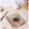 BLOK|ZÁPISNÍK A5|KROUŽKOVÁ VAZBA  HARRY POTTER|MARAUDERS MAP