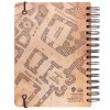 BLOK|ZÁPISNÍK A5|KROUŽKOVÁ VAZBA  HARRY POTTER|MARAUDERS MAP
