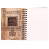BLOK|ZÁPISNÍK A5|KROUŽKOVÁ VAZBA  HARRY POTTER|MARAUDERS MAP