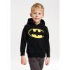 MIKINA DĚTSKÁ S KAPUCÍ|DC COMICS  BATMAN|ČERNÁ