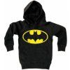 MIKINA DĚTSKÁ S KAPUCÍ|DC COMICS  BATMAN|ČERNÁ