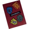 BLOK|ZÁPISNÍK A5|HARRY POTTER  HOGWARTS HOUSES ERBS