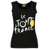 TRIČKO DÁMSKÉ|TÍLKO|TOUR DE FRANCE  LOGO|ČERNÉ|VELIKOST (M)