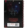 BLOK|ZÁPISNÍK A5|KROUŽKOVÁ VAZBA  WIRO|STRANGER THINGS|ONE SHEET