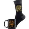 DÁRKOVÝ SET2 HRNEK|QUEEN  LOGO |HRNEK-PONOŽKY