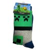 PONOŽKY DĚTSKÉ|SET 2 PÁRŮ  MINECRAFT|CREEPER ICONS (EU 19-20)