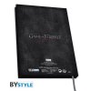 BLOK|ZÁPISNÍK A5|GAME OF THRONES  THE NORTH REMEMBERS|15,5 x 21,7 cm