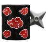 HRNEK KERAMICKÝ 3D|NARUTO SHIPPUDEN  460 ml|SHURIKEN AKATSUKI