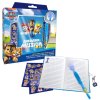 BLOK|ZÁPISNÍK SET3|PAW PATROL  BLOK-SVÍTÍCÍ PROPISKA-SAMOLEPKY
